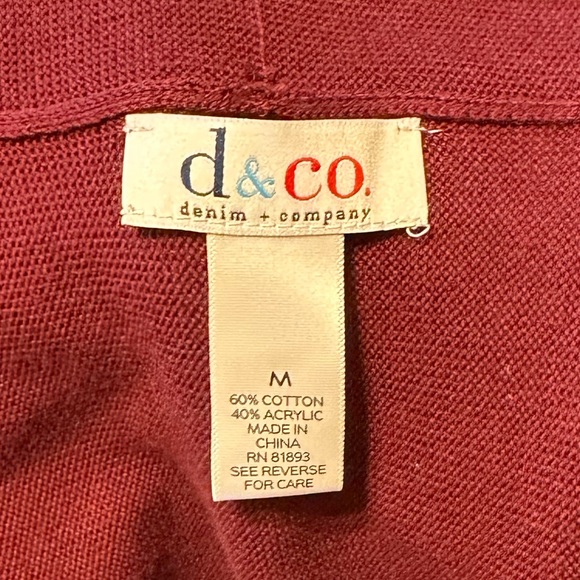 Denim&Co Oversized Cardigan - Picture 3 of 3